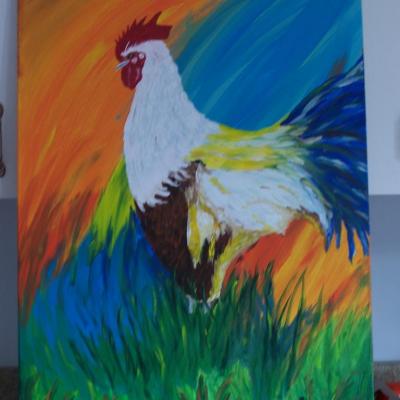 le coq  de la base court  $ vendu