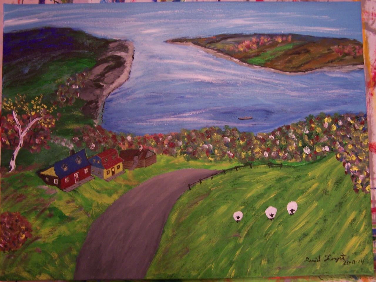 paysage de la malbaie  $100.00     24