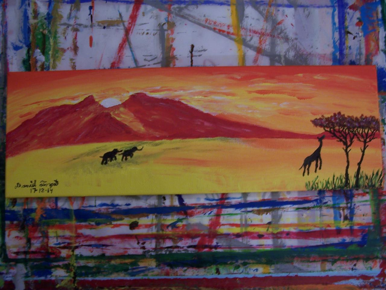 paysage d'afrique $30.00