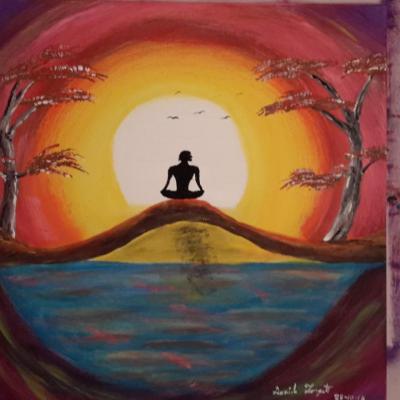 méditation sur le lac 24