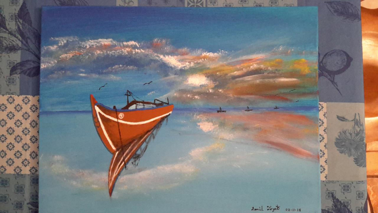 Bateau  plage Indonésie  $175.00