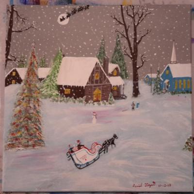 Paysage de Noël  $160.00