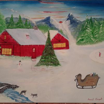 Hiver en campagne  $135.00