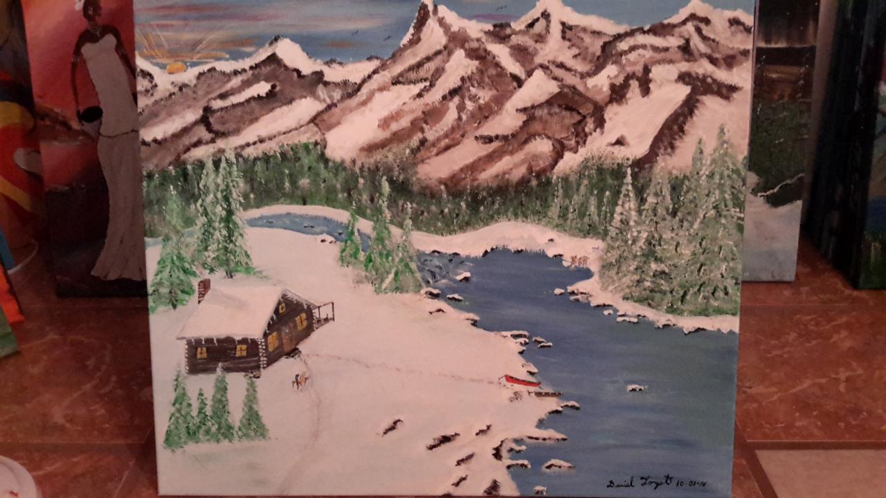 chalet de la rivière l'hiver  24