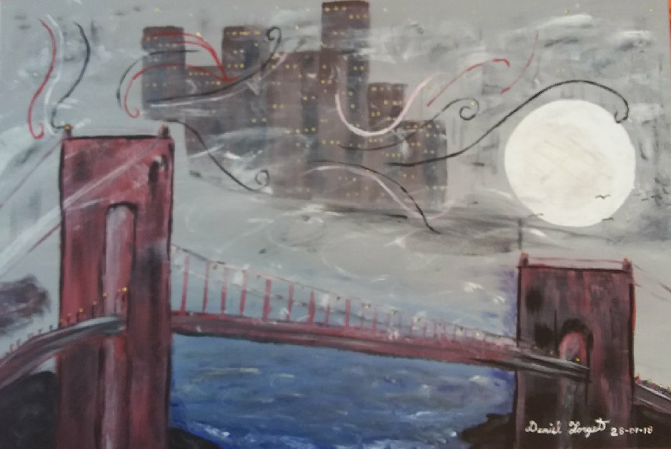 Pont dans la brume