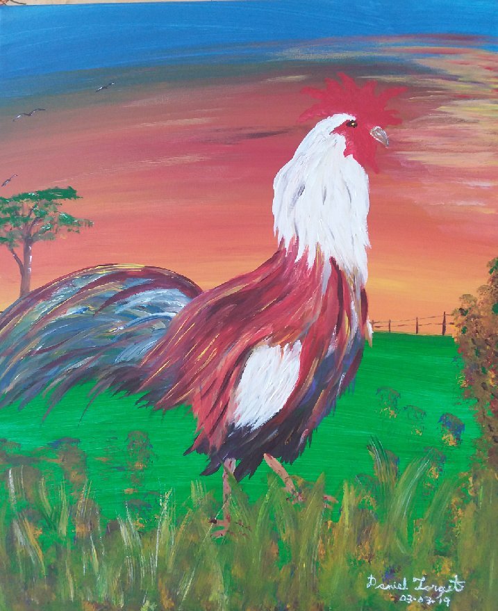 coq dans le pre